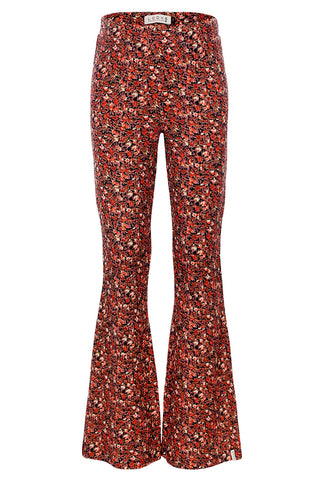 LOOXS Little - Flared broek krinkel Mini Wildflowers