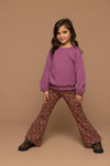 LOOXS Little - Flared broek krinkel Mini Wildflowers