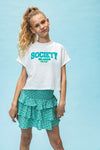 LOOXS 10sixteen - T-shirt Wit Society