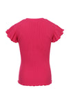 Little Looxs - T-shirt Fuchsia ribjersey