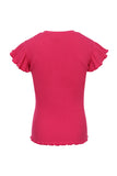 Little Looxs - T-shirt Fuchsia ribjersey