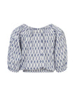 LOOXS 10sixteen  - Offshoulder top Blue print