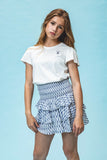 LOOXS 10sixteen - Skort Blue print