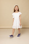 Little Looxs - Zomerjurk wit Broderie Anglaise