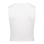 Geisha -  Top rib cropped sleeveless