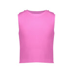 Geisha -  Top rib cropped sleeveless