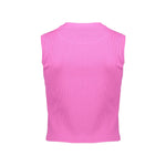 Geisha -  Top rib cropped sleeveless