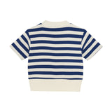 Indian Blue Jeans - T-shirt Cropped Rib Striped